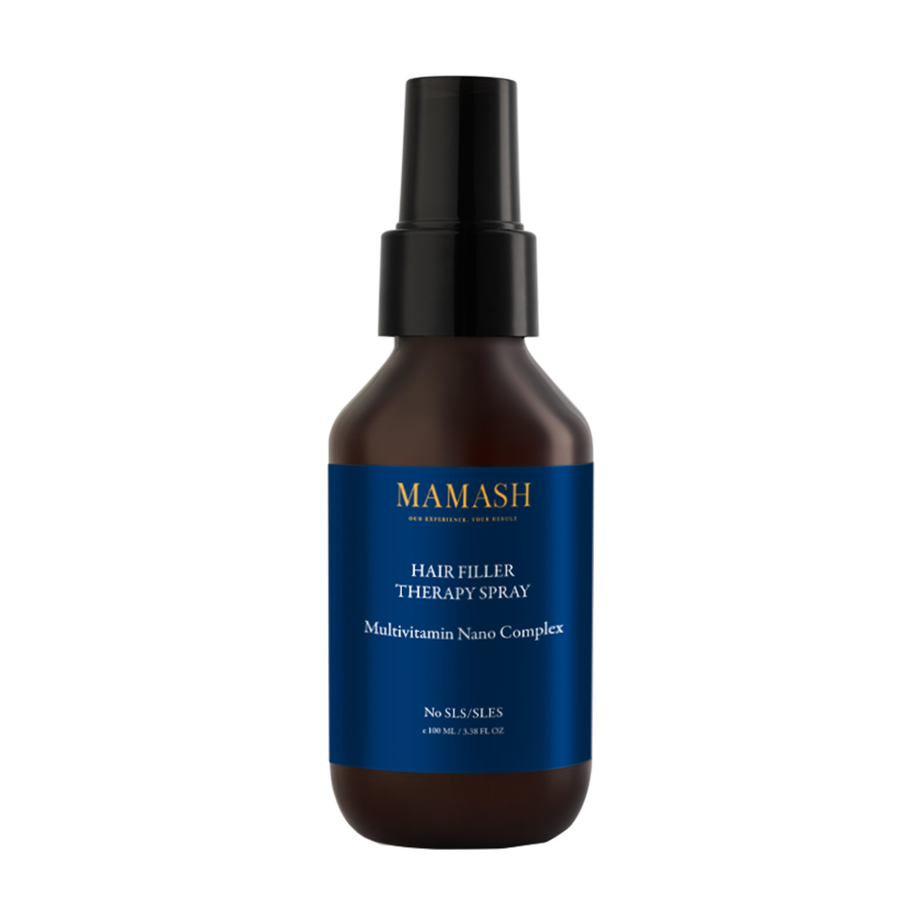 Активний спрей-терапія для волосся Mamash Hair Filler Therapy Spray з мультивітамінним комплексом у ліпосомах, 100 мл