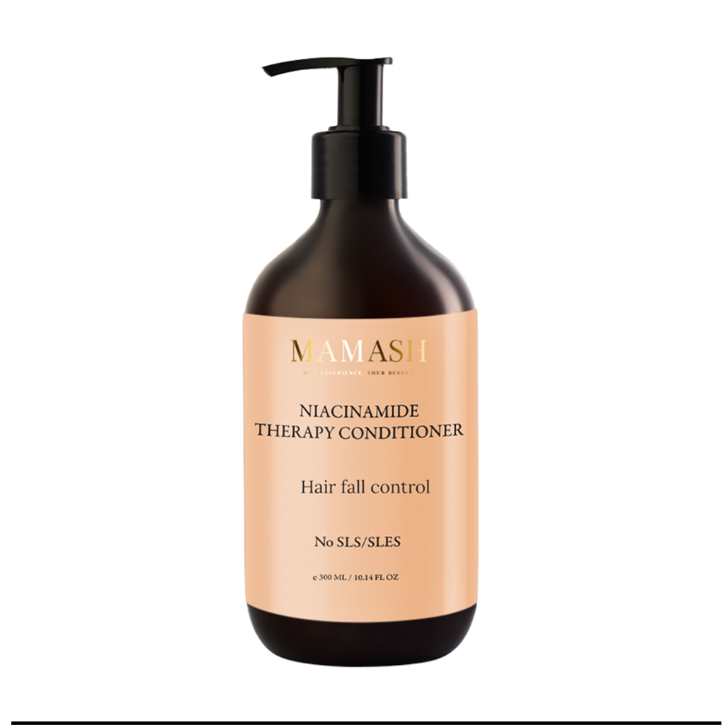 Кондиціонер-терапія Mamash Niacinamide Therapy Conditioner для посиленого росту, зволоження та збільшення густини волосся, 300 мл